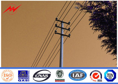 Cina 14m 800dan Electrical Power Pole Hot Dip Galvanized For Power Transmission Line pemasok