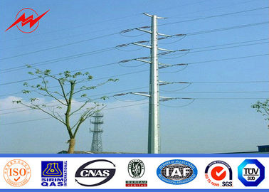 Cina 11.8m 2.5kn Load Electrical Power Pole 90% Welding Surface Treatment pemasok