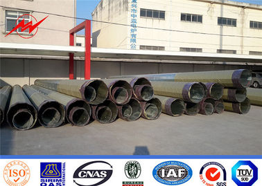 Cina ASTM A572 Steel Grade 6516m Tinggi Hot Dip Galvanized Steel Pole Taper Atau Polygonal Shape pemasok