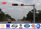 Explosion - Proof Outdoor Round Traffic Steel Light Pole with Cross Arm pemasok