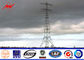 Sided Multi Sided 8m 25 KN Metal Utility Poles For Overhead Electric Power Tower pemasok