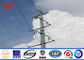 Medium Voltage Galvanised Steel Transmission Poles 10kv - 550kv ISO Certificate pemasok