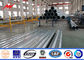 9m 200Dan Galvanized Steel Power Transmission Poles For Electrical  Line pemasok